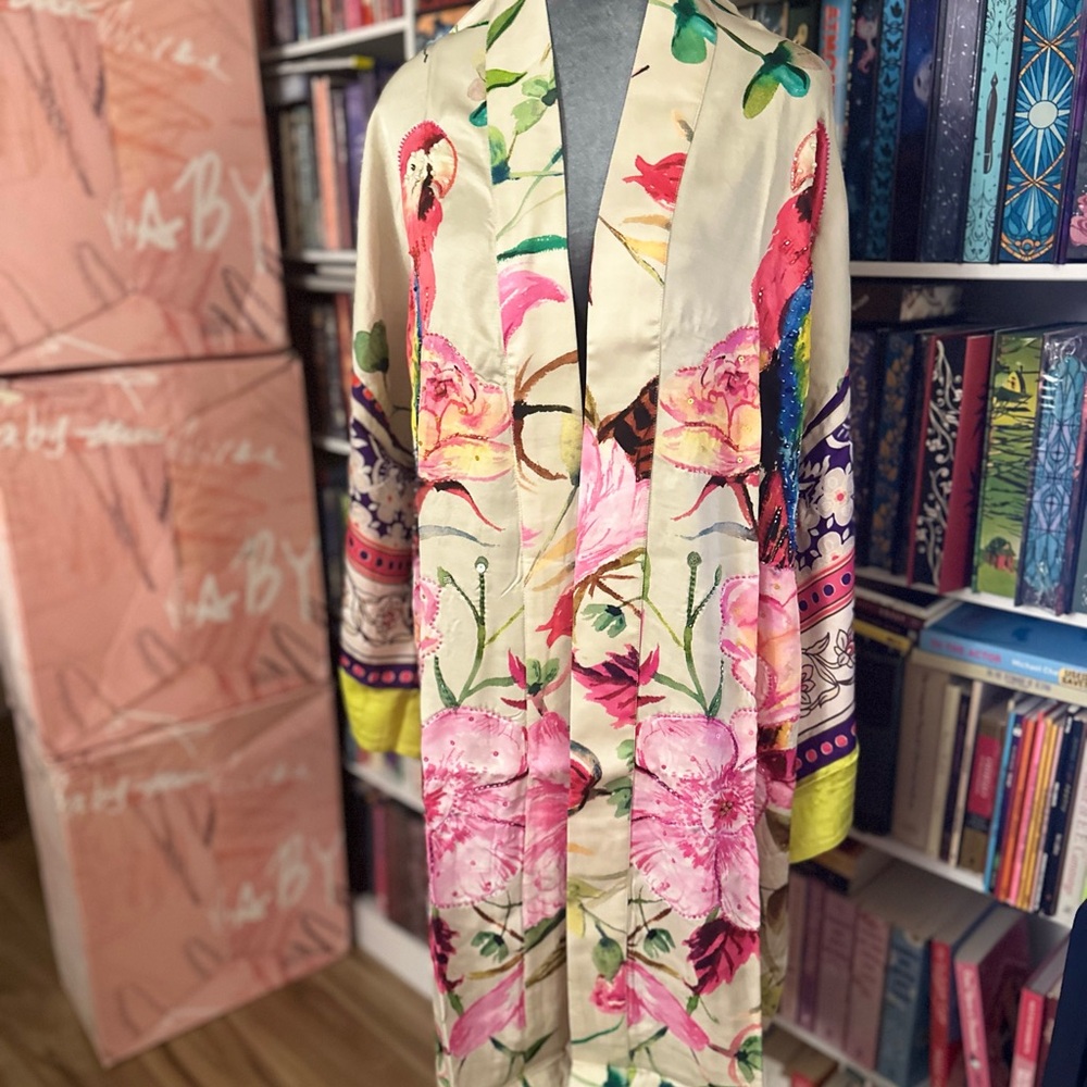 Floral Kimono Jacket - Multicolor